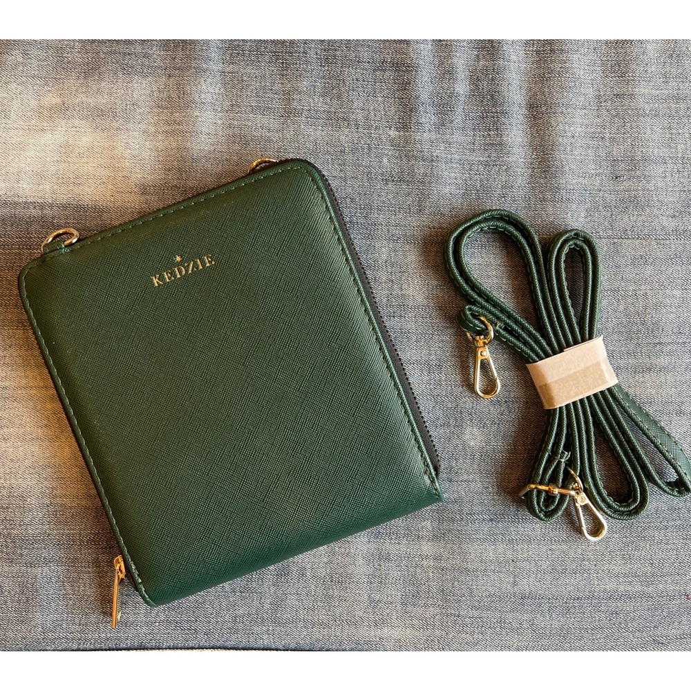 Crossbody Jewel Tone Emerald Green Zipper Small Purse New Kedzie Handbag